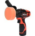 Leštička AKU 80mm - 12V + baterie 2.0Ah + nabíječka + 3x kotouč YATO