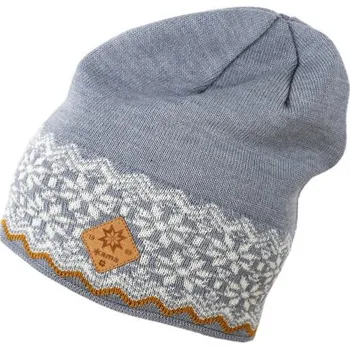 Čepice Kama pletená Merino čepice A189 109 - světle šedá UNI