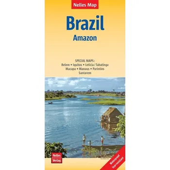 Nelles Map Landkarte Brazil: Amazon 1 : 2 500 000