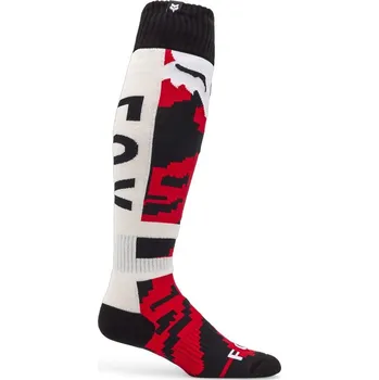 Cyklistické návleky Podkolenky - FOX 180 Kairos Socks 2025 - White/Fluo red M