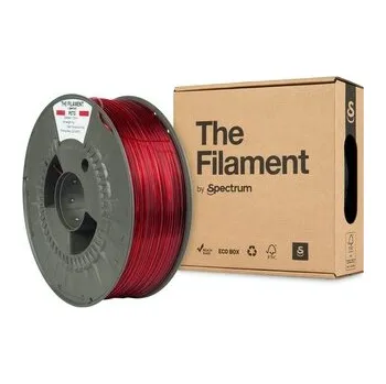 3D tisk Filament "The Filament" PETG 1.75mm TRANSPARENT RED 1kg