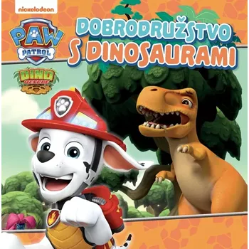 Cizojazyčná kniha Labková patrola - Dobrodružstvo s dinosaurami (kolektiv, 2023)