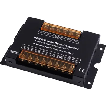 Osvětlení T-LED s.r.o. Zesilovač signálu RGBCCT AMP BV5 Varianta: Zesilovač signálu RGBCCT AMP BV5