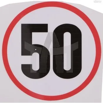 Samolepicí dekorace na vozidlo Samolepka omezení rychlosti 50 km/h MTX MTX-50KM/100MM