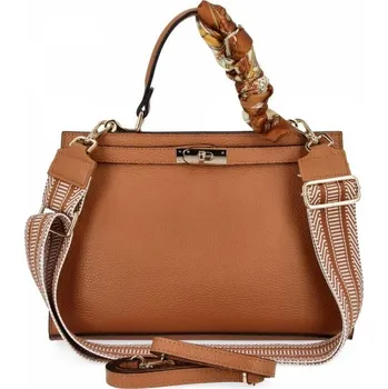 Kabelka Kožené kabelka kufřík Vittoria Gotti zrzavá 6555-1