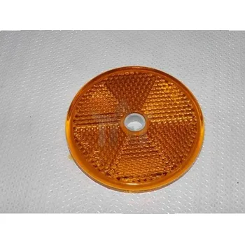 Příslušenství osvětlení automobilu Kulatá odrazka s otvorem žlutá FI60 DOB-33/ZOLTY