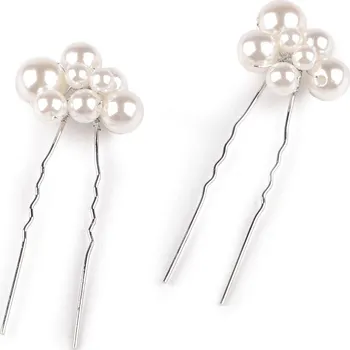 Náramek Perlová vlásenka, malé, perlová