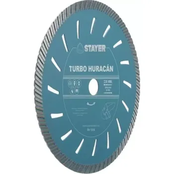 Řezný kotouč Kotouč diamantový TURBO 230x22,2x12mm STAYER