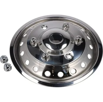 Poklice na kolo Poklice kola 16" přední nerezová vypouklá JK-412101