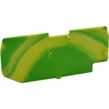 Koncová přepážka Elektro Bečov pro jednopólové řadové svorky PS PE 2,5 (1+2) BA102005