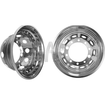 Poklice na kolo Poklice kola 22,5" nerezová zadní vypouklá JK-112102