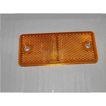 Příslušenství osvětlení automobilu Obdélníková odrazka žlutá s otvory DOB34/Z