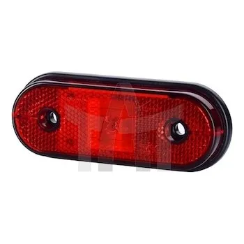 Přídavný světlomet Lampa obrysová LED s odrazkou červená 12/30V HORPOL LD634