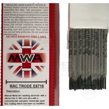 Příslušenství ke svářečce Bazická elektroda Mac Trode E6716 pro snadné svařování Balení: ks, Průměr: 2,0 mm