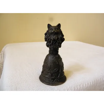 BRONZOVÝ FIGURÁLNÍ ZVONEČEK - KOČKA