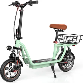 Elektrokoloběžka ISCOOTER Elektrická koloběžka iScooter i12 se sedadlem, 12palců 36V, 7,5AH NO SIZE ZELENÁ