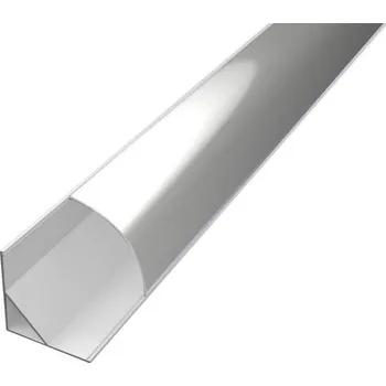 LED osvětlení Ledshopik LED profil rohový ALPI CORNER bílý - LED profil CORNER bílý - 1m