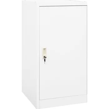 Jezdecké sedlo vidaXL Skříňka na sedlo 53 x 53 x 105 cm ocel [339605] Barva: Bílá