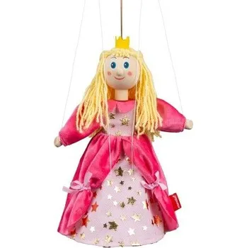 loutka Moravská Ústředna Princezna 20 cm, dřevěná loutka