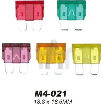 Autopojistky Sada pojistek plochých 10ks M4-021