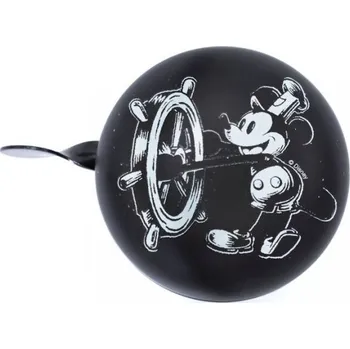 Zvonek na kolo Retro zvonek na kolo Disney MICKEY UNI Černá, Bílá