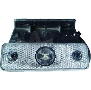 Lampa obrysová diodová bílá 24V rovná + uchycení Tangde TD03-63-015