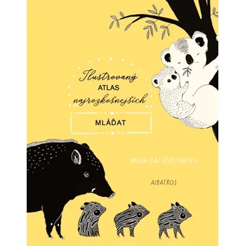 Cizojazyčná kniha Ilustrovaný atlas najrozkošnejších mláďat (Säfströmová Maja, 2023)