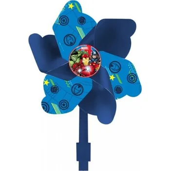 Zvonek na kolo Větrník na kolo Disney AVENGERS UNI Modrá, Tmavě modrá, Mix