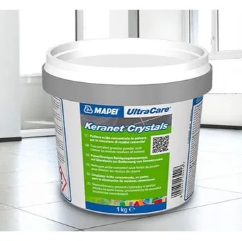 Průmyslové lepidlo MAPEI Koncentrovaný práškový čistič na bázi kyselin, který se rozpouští ve vodě ULTRACARE KERANET CRYSTALS (práškový) NOVINKA MAP-0151338