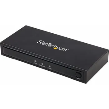 Video kabel StarTech.com S-Video or Composite to HDMI Converter with Audio - 720p - Nástroj pro převod videa - kompozitní video, S-video - HDMI - černá