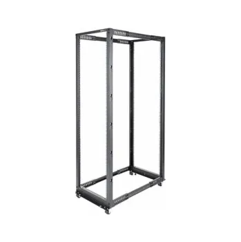 Server StarTech.com 42U 19" Open Frame Server Rack, 4 Post Adjustable Depth 23-41" Mobile, Free Standing Rolling Network/Computer Equipment Data Rack, Dell PowerEdge, HP ProLiant ThinkServer - Adjustable Ser