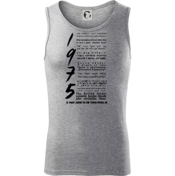 Pro rockera k narozeninám 1975 - Tílko pánské Core - L ( Tmavě šedý melír )