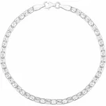 Zlatý náramek Nilnix z bílého zlata - 3,5 mm 20 cm