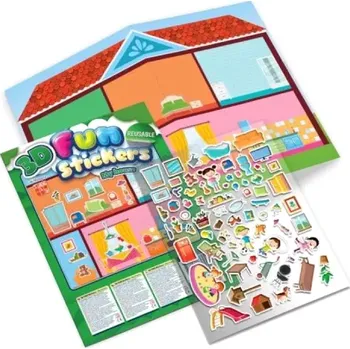 Můj domov s 3D samolepkami