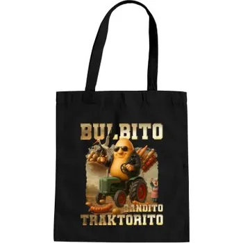 Žertovný předmět Bulbito bandito traktorito - brambor traktorista bandita - Italian Brainrot - taška s potiskem- Tričkový.cz