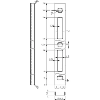 Příslušenství k domovnímu zvonku ERBI systems LI U protiplech - U 1901-061