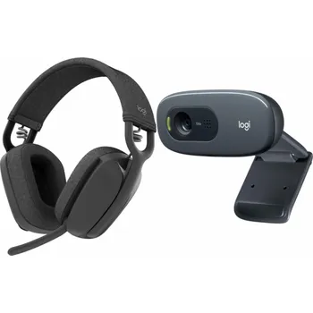 Sluchátka Logitech Sluchátka Zone Vibe 100 (981-001213) + C270 (960-001063)