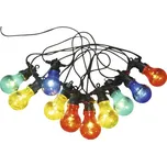 LED světelný řetěz Globo 3400S Nirvana 10xLED 4,2W barevná skla