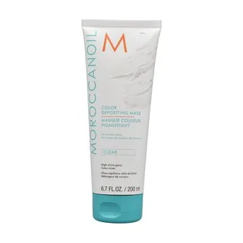 Vlasová regenerace MoroccanOil Depositing Mask pigmentová maska na vlasy 200 ml, Clear