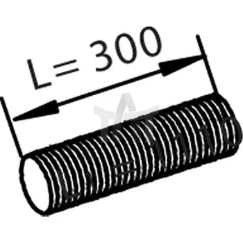 Výfuková trubka Výfuková trubka DINEX DIN47259