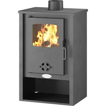 Krbová kamna M.A.T. Kamna krbová EKOFLAM Verano, antracit, 9,7kW