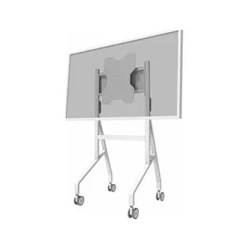 Televizní držák Neomounts Move Go Flip FL50-515WH1 - Vozík - pro plochý panel - ocel - bílá - velikost obrazovky: 55"-65" - montážní rozhraní: 400 x 400 mm