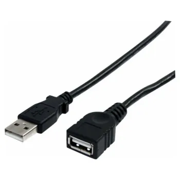 Kabel do PC StarTech.com 6 ft Black USB 2.0 Extension Cable A to A - M/F - USB extension cable - USB (M) to USB (F) - USB 2.0 - 6 ft - black - USBEXTAA6BK - Prodlužovací šňůra USB - USB (M) do USB (F) - USB 2.0 -