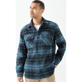 Dámská košile Flanelová kostkovaná svrchní košile modrá/černá 45/46