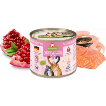 Krmivo pro kočku GRANATAPET DeliCATessen salmon and seafood - mokré krmivo pro kočky - 200g