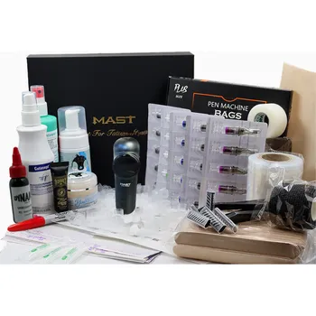 Tetovací strojek Základní sada pro začátečníky - Mast Archer S, Black/Matte gray