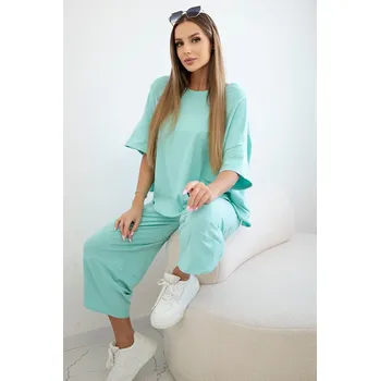 Kesi Dámská souprava Elie - mikina + tepláky Barva: Tyrkysová, Velikost: UNI