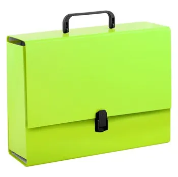 Archivační box Teczka z rączką A4 10cm pastelowa jasno zielona, Penmate