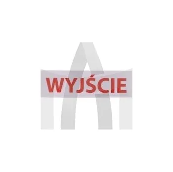 samolepka Samolepka východ červená malá MTX-WYJ-CZER-M