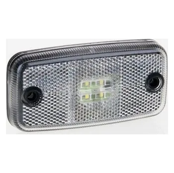 Autodíl Lampa obrysová diodová s odrazkou bílá 12/30V Fristom FT-19B